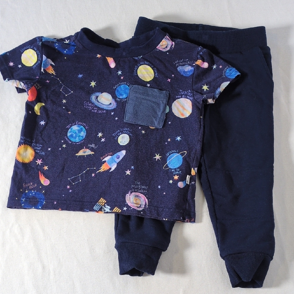 Little Sleepies Constellation Print Outfit